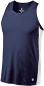 Holloway Adult Dry-Excel Vertical Track Singlets 221040 TRUE NAVY/WHITE/WHITE Primary