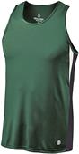 Holloway Adult Dry-Excel Vertical Track Singlets 221040 FOREST/BLACK/WHITE Primary