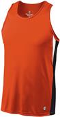 Holloway Adult Dry-Excel Vertical Track Singlets 221040 ORANGE/BLACK/WHITE Primary