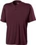 Adult Youth 2-Button Semi-Fitted Shirts (Black,Cardinal,Maroon,Forest,Navy,Orange,Purple,Royal,Red,W DARK MAROON Primary
