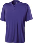 Adult Youth 2-Button Semi-Fitted Shirts (Black,Cardinal,Maroon,Forest,Navy,Orange,Purple,Royal,Red,W PURPLE Primary