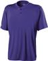 Adult Youth 2-Button Semi-Fitted Shirts (Black,Cardinal,Maroon,Forest,Navy,Orange,Purple,Royal,Red,W PURPLE Primary