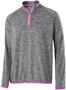 CARBON HEATHER/POWER PINK