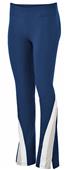 Womens/ Girls Zippered-Leg, Wide Waistband Warm-Up Pants