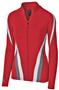 Womens Inside Pockets Full Zip Jacket (Black,Forest,Navy,Red) SCARLET/ GRAPHITE/ WHITE Primary