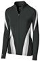Womens Inside Pockets Full Zip Jacket (Black,Forest,Navy,Red) BLACK/SILVER/WHITE Primary