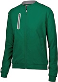 Womens Inside/Outside Pockets Full Zip Jacket (Forest,Kelly,Maroon,Orange,Purple,Royal,Red)