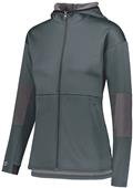 Womens Full Zip, Pocketed Hooded Jacket (Black,Graphite,Navy,Royal,Red,White)