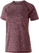 Womens Short Sleeve Heather T Shirt (Black,Cardinal,Forest,Graphite,Kelly,Gold,Maroon,Navy,Orange,Pi MAROON HEATHER Primary