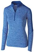 Womens 1/2 Zip Heather Pullover Jacket (18-Colors)