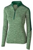 Womens 1/2 Zip Heather Pullover Jacket (18-Colors)