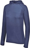 Womens Lightweight Hoodie w/Thumb Holes (BK,Coral,Forest,Maroon,Mint,Navy,Orange,Purple,Royal,Red,WT NAVY HEATHER Primary
