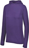 Womens Lightweight Hoodie w/Thumb Holes (BK,Coral,Forest,Maroon,Mint,Navy,Orange,Purple,Royal,Red,WT PURPLE HEATHER Primary