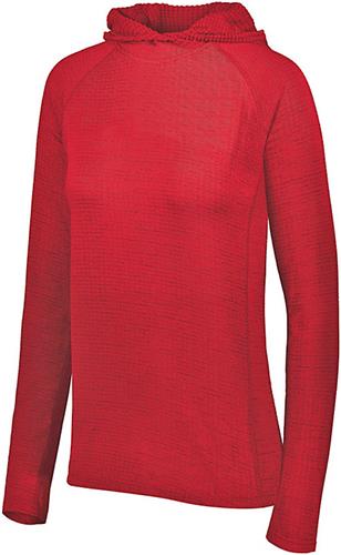 Womens Lightweight Hoodie w/Thumb Holes (BK,Coral,Forest,Maroon,Mint,Navy,Orange,Purple,Royal,Red,WT. Decorated in seven days or less.