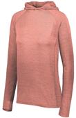 Womens Lightweight Hoodie w/Thumb Holes (BK,Coral,Forest,Maroon,Mint,Navy,Orange,Purple,Royal,Red,WT CORAL HEATHER Primary