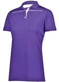 Womens 3-Button Polo Shirt (Black,Forest,Graphite,Kelly,Maroon,Navy,Purple,Red,White)