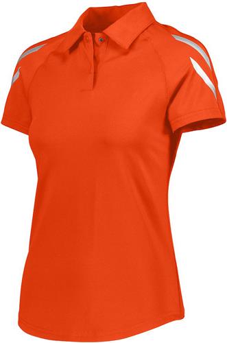 Womens 2-Snap Tagless Polo (Black,Carbon,Forest,Kelly,Gold,Maroon,Navy,Orange,Royal,Red,White). Printing is available for this item.