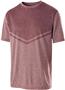 Adult Youth Tonal Heather T Shirt (BK,Cardinal,Forest,Graphite,Red,Gold,Maroon,Navy,Orange,Purple) MAROON HEATHER Primary