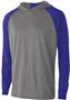Adult/Youth Heather Hoodie (Black,Forest,Kelly,Gold,Maroon,Navy,Orange,Purple,Royal,Red,White) GRAPHITE HEATHER/PURPLE Primary