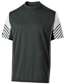 Holloway Arc Short Sleeve Tee Shirt Adult Youth BLACK/ WHITE Primary