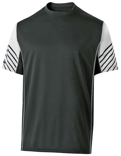 Holloway Arc Short Sleeve Tee Shirt Adult Youth  BLACK/ WHITE Primary