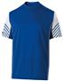 Holloway Arc Short Sleeve Tee Shirt Adult Youth  ROYAL/ WHITE Primary