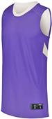 Holloway Dual-Side Single Ply Basketball Jerseys Mens Youth Outside: PURPLE, Inside: WHITE Primary