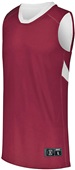 Holloway Dual-Side Single Ply Basketball Jerseys Mens Youth Outside: CARDINAL, Inside: WHITE Primary