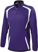 Adult Ziped Pockets,1/4 Zip Pullover (Black,Forest,Maroon,Navy,Purple)