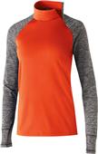 Womens Side Neck,Contrasting Sleeve 1/4 Zip Pullover (12-Colors)