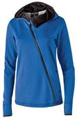 Womens Angled Heather Jacket (Gray,Black,Navy,Royal,Scarlet)