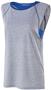 Girls Juniors Heather Tank Shirt (Black,Blue,Orange,Yellow,Lime,Navy,Royal,Red,White) ATHLETIC HEATHER/ROYAL Primary