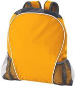 Water-Resistant Sports Bag/Backpack  (20" H x 16.25" W)...(Gold, Purple)