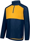  Adult Side Seam Zipper, Pocketed Pullover (Navy, Navy/Gold, Navy/Red)