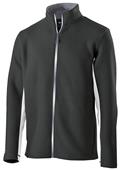 Adult Full-Zip Microfleece Inside/Outside Pockets Jacket (Black,Carbon,Navy,Royal,Red)