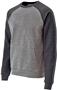 Holloway Adult Vintage Heather Roster Crew VINTAGE GREY/VINTAGE BLACK Primary