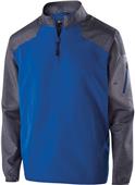 Youth Divided Front Pocket 1/4 Zip Pullover Jacket (Black,Graphite,Navy,Royal,Red)