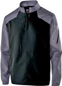 Youth Divided Front Pocket 1/4 Zip Pullover Jacket (Black,Graphite,Navy,Royal,Red)