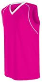 High Five Womens Girls Flex Sleeveless Jerseys RASPBERRY/WHITE Primary