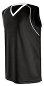 Womens Girls Flex Sleeveless Jerseys BLACK/WHITE Primary