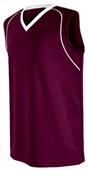 Womens Girls Flex Sleeveless Jerseys MAROON/WHITE Primary