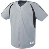 High Five Mens Youth Impact Full-Button Baseball Jerseys