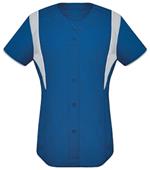 Womens & Girls Faux Front Softball Jersey