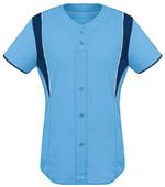 Womens & Girls Faux Front Softball Jersey