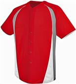 Youth 2-Color, Full-Button Baseball Jersey