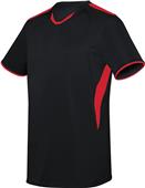 High Five Adult & Youth Globe Athletic Jersey BLACK/SCARLET Primary