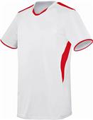 High Five Adult & Youth Globe Athletic Jersey WHITE/SCARLET Primary