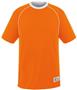 Adult Youth 2-in-1 Conversion Reversible Athletic Jersey Outside: ORANGE, Inside: WHITE Primary