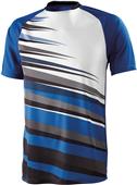 High Five Adult Youth Galactic Soccer Jersey ROYAL/BLACK/WHITE Primary