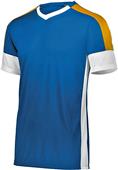 High Five Adult Youth Wembley Soccer Jersey ROYAL/WHITE/ATHLETIC GOLD Primary